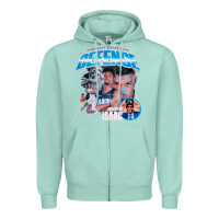 Seafoam Jonathan Isaac Vintage Zipper Hoodie - linhVisuals