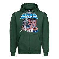 Sports Green Jonathan Isaac Vintage Zipper Hoodie - linhVisuals