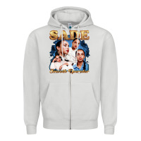 Dove Grey Sade Love Deluxe Rare Zipper Hoodie - linhVisuals