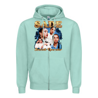 Seafoam Sade Love Deluxe Rare Zipper Hoodie - linhVisuals