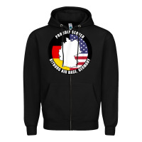 Black proudly served bitburg air base germany military veteran t shirt Zipper Hoodie - linhVisuals