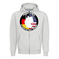 Dove Grey proudly served bitburg air base germany military veteran t shirt Zipper Hoodie - linhVisuals