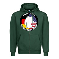 Sports Green proudly served bitburg air base germany military veteran t shirt Zipper Hoodie - linhVisuals