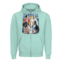 Seafoam David Beckham Vintage Zipper Hoodie - linhVisuals