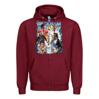 Burgundy David Beckham Vintage Zipper Hoodie - linhVisuals