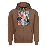 Chestnut David Beckham Vintage Zipper Hoodie - linhVisuals