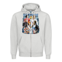 Dove Grey David Beckham Vintage Zipper Hoodie - linhVisuals