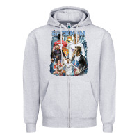 Heather Grey David Beckham Vintage Zipper Hoodie - linhVisuals
