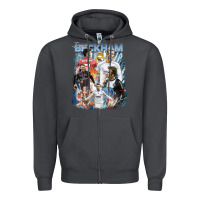 Smoke David Beckham Vintage Zipper Hoodie - linhVisuals