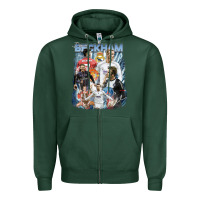 Sports Green David Beckham Vintage Zipper Hoodie - linhVisuals