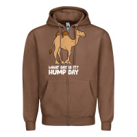 Chestnut what day is it hump day funny camels hump day t shirt Zipper Hoodie - linhVisuals