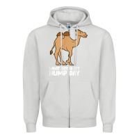 Dove Grey what day is it hump day funny camels hump day t shirt Zipper Hoodie - linhVisuals