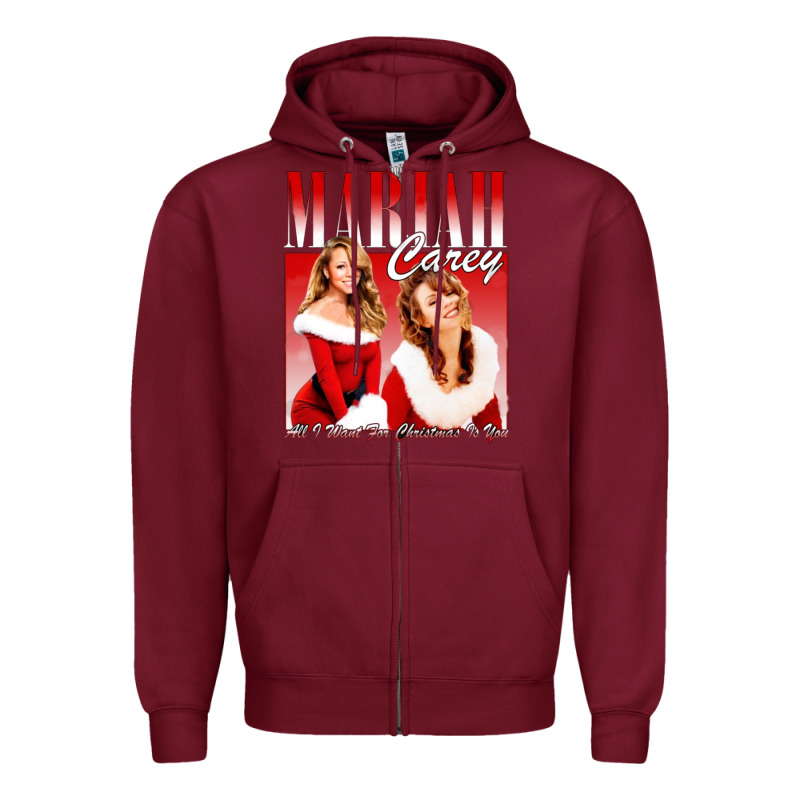 Mariah Carey Vintage Zipper Hoodie by linhVisuals | Teevron