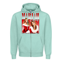 Seafoam Mariah Carey Vintage Zipper Hoodie - linhVisuals