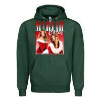 Sports Green Mariah Carey Vintage Zipper Hoodie - linhVisuals