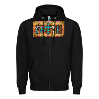 Black faith license plate Zipper Hoodie - JahusDesignShop