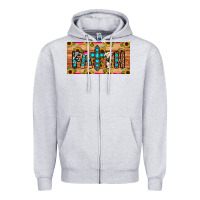 Heather Grey faith license plate Zipper Hoodie - JahusDesignShop
