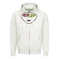 Oatmeal Heather what the pho vietnamese pho t shirt Zipper Hoodie - linhVisuals