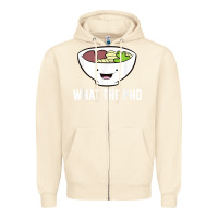 Sandshell what the pho vietnamese pho t shirt Zipper Hoodie - linhVisuals