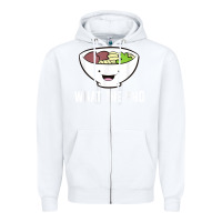 White what the pho vietnamese pho t shirt Zipper Hoodie - linhVisuals