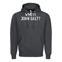 Smoke who is john galt libertarian and book quote t shirt Zipper Hoodie - linhVisuals