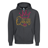 Smoke birthday queen shirt, womens birthday shirt, birthday t shirt Zipper Hoodie - linhVisuals