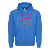 True Royal birthday queen shirt, womens birthday shirt, birthday t shirt Zipper Hoodie - linhVisuals