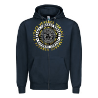 Navy VER - GUC.CI FA.SHION - SACE Zipper Hoodie - linhVisuals