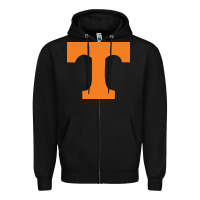 Black Tennessee Zipper Hoodie - linhVisuals