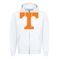 White Tennessee Zipper Hoodie - linhVisuals
