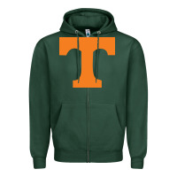 Sports Green Tennessee Zipper Hoodie - linhVisuals