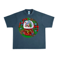 Midnight Navy snow globe christmas ornament Urban Heavy Tee - BundleAndBundleShop