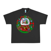 Snow Globe Christmas Ornament Urban Heavy Tee | Teevron