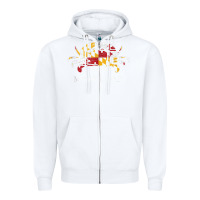 White retro maryland crab state flag vintage travel tank top Zipper Hoodie - linhVisuals