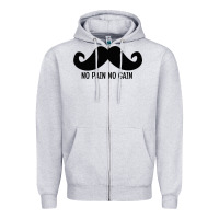 Mustache Zipper Hoodie | Teevron