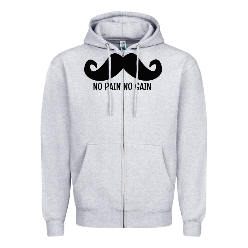 Mustache Zipper Hoodie by linhVisuals | Teevron