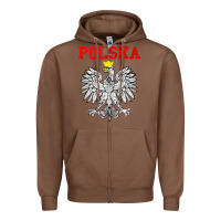 Chestnut polska poland eagle poland heritage polish pride roots tank top Zipper Hoodie - linhVisuals