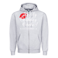 Heather Grey womens it's my birthday bitches! funny drunk party birthday girls v ne Zipper Hoodie - linhVisuals