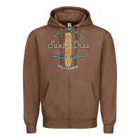 Chestnut santa cruz, ca vintage surfers tshirt Zipper Hoodie - linhVisuals