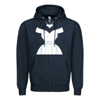 Navy wedding dresses bridal showers cute graphic funny t shirt Zipper Hoodie - linhVisuals