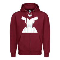Burgundy wedding dresses bridal showers cute graphic funny t shirt Zipper Hoodie - linhVisuals