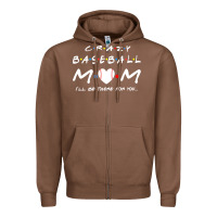 Chestnut baseball coach crazy mom baseball Zipper Hoodie - linhVisuals