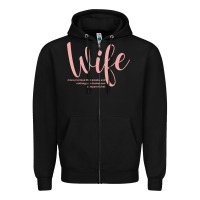Black wife collection t shirt Zipper Hoodie - linhVisuals