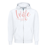 White wife collection t shirt Zipper Hoodie - linhVisuals