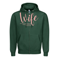 Sports Green wife collection t shirt Zipper Hoodie - linhVisuals