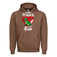 Chestnut stealing hearts and blasting farts valentine's day t shirt Zipper Hoodie - linhVisuals