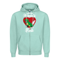 Seafoam stealing hearts and blasting farts valentine's day t shirt Zipper Hoodie - linhVisuals
