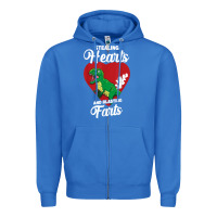 True Royal stealing hearts and blasting farts valentine's day t shirt Zipper Hoodie - linhVisuals