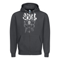 Smoke GHOST Zipper Hoodie - linhVisuals