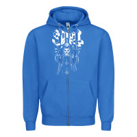 True Royal GHOST Zipper Hoodie - linhVisuals